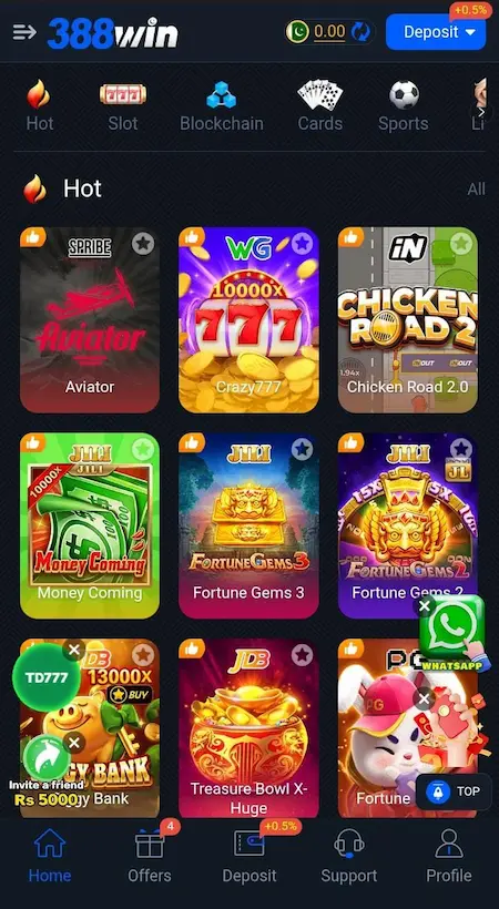 388 Win Games